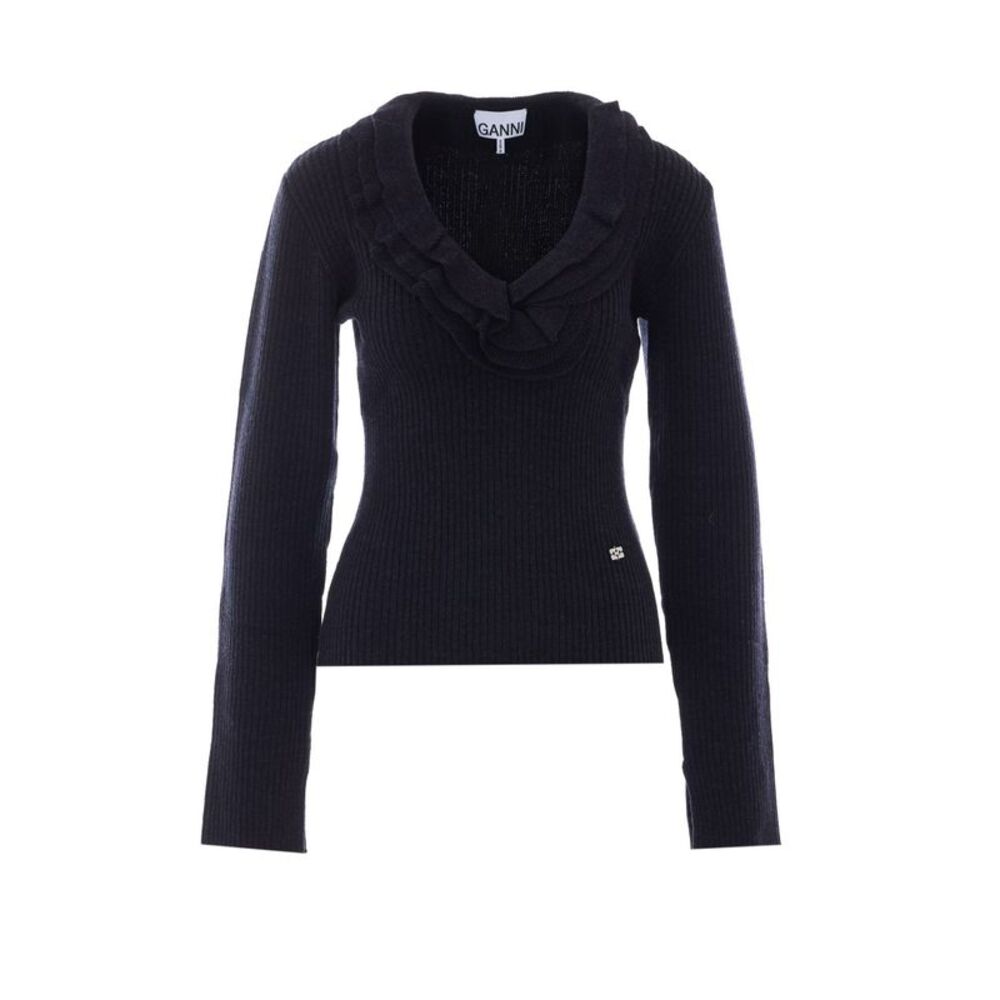 Ganni Women Frill Sweater